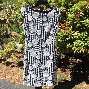 Ralph Lauren Elevated Embroil Flower Midi Dress